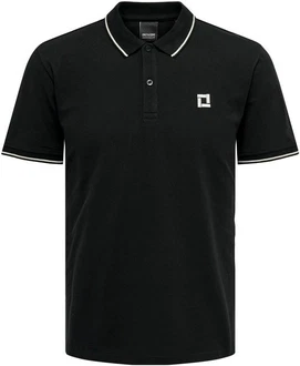 ONLY & SONS T-Shirt Fletcher Schwarz/Dunkelgrau