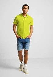 STREET ONE MEN Poloshirt Unifarbe