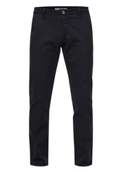 Rusty Neal Chinohose Regular Fit Schwarz/Dunkelblau/Braun