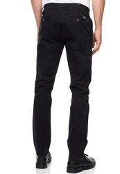Rusty Neal Chinohose Regular Fit Schwarz/Dunkelblau/Braun