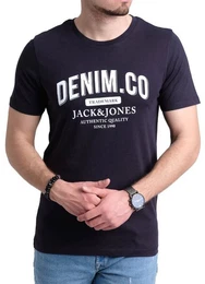 Print-Shirt T-Shirt mit Aufdruck aus Baumwolle