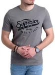 Jack & Jones Print-Shirt T-Shirt mit Aufdruck (Baumwolle) Grau/Hellblau/Dunkelgrau Jack & Jones Print-Shirt T-Shirt mit Aufdruck (Baumwolle) Grau/Hellblau/Dunkelgrau