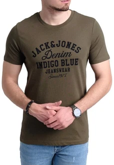 Jack & Jones Print-Shirt T-Shirt mit Aufdruck (Baumwolle)