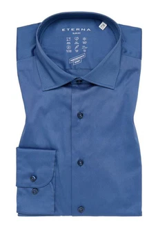 Eterna Businesshemd PERFORMANCE SHIRT Slim Fit Dunkelblau/Hellblau/Blau/Pastell