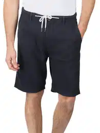 Bermudas Herren Freizeitshorts RIVOliver Regular Fit Leinenshort mit Zugbandverschluss