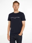 Tommy Hilfiger T-Shirt TOMMY FLAG HILFIGER TEE Dunkelblau