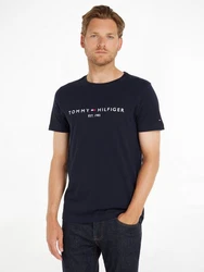 Tommy Hilfiger T-Shirt TOMMY FLAG HILFIGER TEE Dunkelblau