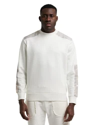 CARLO COLUCCI Sweatshirt Dapunt Weiß/Creme/Schwarz/Khaki/Beige