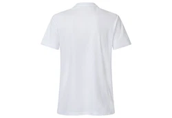 Gradnetz T-Shirt Basic Unisex Weiß/Creme/Rot