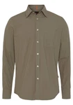 BOSS ORANGE Langarmhemd Relegant_6 Khaki/Dunkelgrün/Braun/Grau