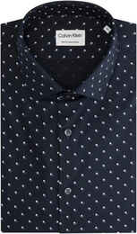 Langarmhemd STRETCH COLLAR PRINT SLIM SHIRT