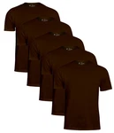 Cotton Prime T-Shirt O-Neck Tee Dunkelbraun/Dunkelgrün/Khaki/Braun