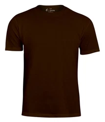 Cotton Prime T-Shirt O-Neck Dunkelbraun/Braun/Dunkelgrün