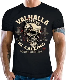 T-Shirt fr Wikinger Nordmann Keltic Fans: Valhalla is Calling