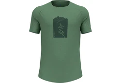 Odlo T-Shirt Ascent PW 130 Trail Grün/Dunkelgrün