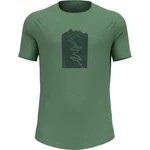 Odlo T-Shirt Ascent PW 130 Trail Grün/Dunkelgrün