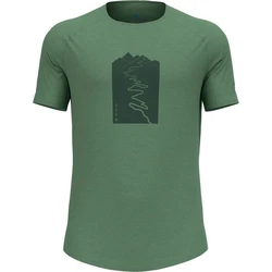 Odlo T-Shirt Ascent PW 130 Trail Grün/Dunkelgrün
