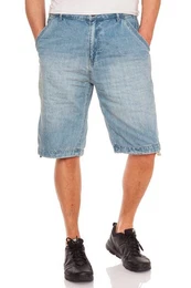 Jeansshorts im Worker Style Washed Denim