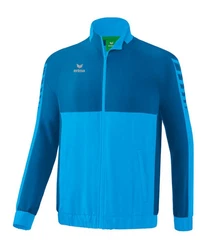 Erima Sweatjacke Six Wings Präsentationsjacke Hellblau/Blau