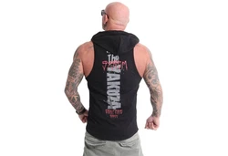 YAKUZA Muskelshirt Shot mit Ringerrücken und Kapuze 