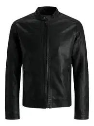 Lederimitatjacke JJEWARNER JACKET NOOS