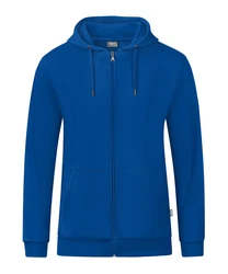 Jako Sweatjacke Organic Kapuzenjacke Blau