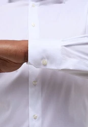 Eterna Langarmhemd MODERN FIT Weiß/Creme