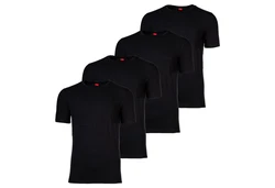 s.Oliver T-Shirt Herren Basic Rundhals Schwarz/Dunkelblau