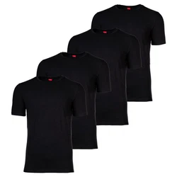 s.Oliver T-Shirt Herren Basic Rundhals Schwarz/Dunkelblau