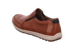 Rieker Herren Slipper 8868 Braun/Beige/Orange