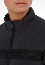 Tommy Hilfiger Steppjacke GMD PADDED REGATTA JACKET Schwarz/Dunkelgrau/Grau