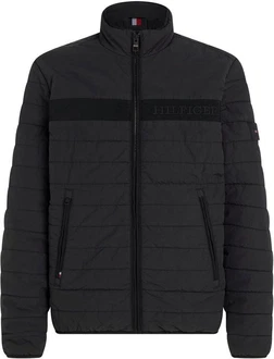 Tommy Hilfiger Steppjacke GMD PADDED REGATTA JACKET Schwarz/Dunkelgrau/Grau