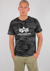 ALPHA INDUSTRIES T-Shirt grau/schwarz/weiß