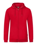 Jako Sweatjacke Organic Kapuzenjacke Rot