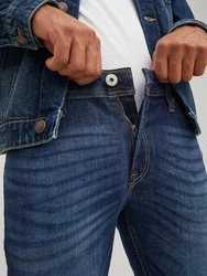 Jack & Jones Skinny-fit-Jeans JJILIAM JJORIGINAL Hellblau/Dunkelblau/Rot/Lila