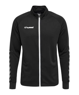 hummel hmlAUTHENTIC Poly Trainingsjacke Schwarz/Orange/Beige