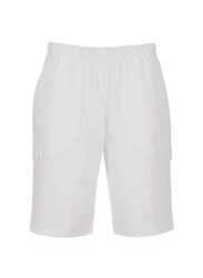 Trigema Jerseyhose Cargo-Bermuda Grau/Weiß/Dunkelblau/Khaki/Creme