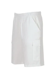 Trigema Jerseyhose Cargo-Bermuda Grau/Weiß/Dunkelblau/Khaki/Creme