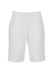 Trigema Jerseyhose Cargo-Bermuda Grau/Weiß/Dunkelblau/Khaki/Creme