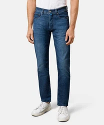 Pierre Cardin 5-Pocket Jeans Futureflex Lyon Green Rivet Regular Fit grün
