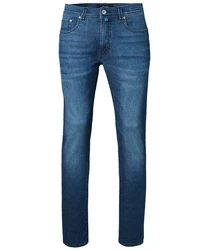 Pierre Cardin 5-Pocket Jeans Futureflex Lyon Green Rivet Regular Fit grün
