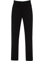 Trigema Jerseyhose Fleece Freizeithose schwarz