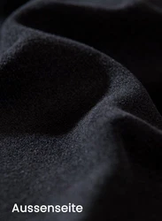 Trigema Jerseyhose Fleece Freizeithose schwarz