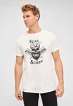 Derbe Print-Shirt Klarschiff Herren T-Shirt Beige/Khaki/Weiß/Grün/Rosa/Braun/Creme