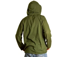 PANASIAM Kurzarmhemd Herren Hoodie mit Kapuze Fisherman Shirt zweifarbig