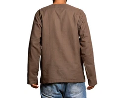 PANASIAM Fischerhemd T01 Khaki/Dunkelbraun/Braun/Grau/Dunkelgrün