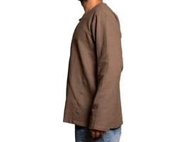 PANASIAM Fischerhemd T01 Khaki/Dunkelbraun/Braun/Grau/Dunkelgrün