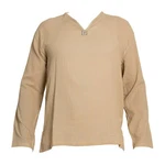 PANASIAM Sommerhemd 'K' Herren Freizeithemd Khaki/Braun/Beige