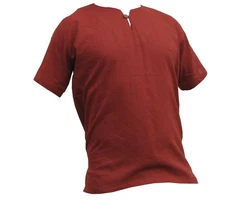 PANASIAM Sommerhemd 'K' Herren Freizeithemd Dunkelrot/Braun/Rot/Bordeaux