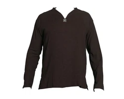PANASIAM Sommerhemd 'K' Herren Freizeithemd Dunkelbraun/Braun/Bordeaux/Schwarz/Khaki